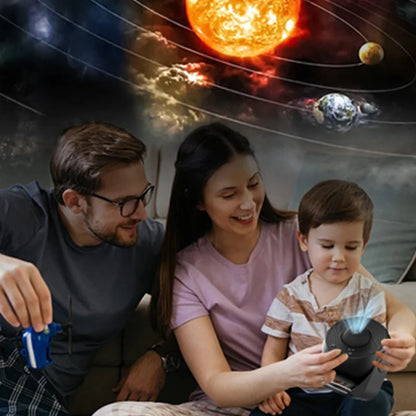 Planetarium Galaxy Projector – Star Projector with 13 Film Sheets for a Romantic Starry Sky Experience in the Bedroom