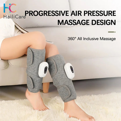 Wireless Electric Leg Massager – Rechargeable Air Compression for Calf Pain Relief & Muscle Relaxation, 360° Air Pressure