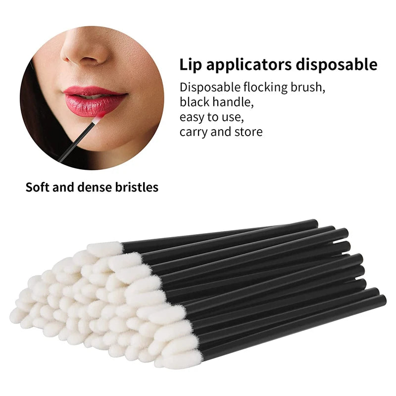 Disposable Lip Wands Applicators: 500/1000PCS Lip Brush for Lipstick and Lip Gloss - Makeup Beauty Tool Essential