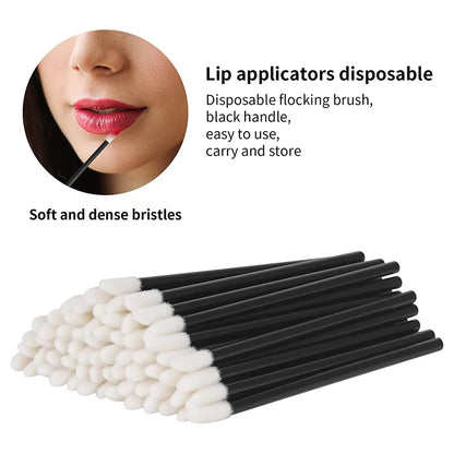 Disposable Lip Wands Applicators: 500/1000PCS Lip Brush for Lipstick and Lip Gloss - Makeup Beauty Tool Essential