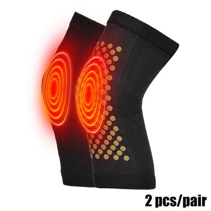 Wormwood Self-Heating Knee Pads for Men and Women - Four-Sided Elasticity, Warmth Retention for Elderly Joint Protection, Ideal for Cold Legs and Calf Comfort