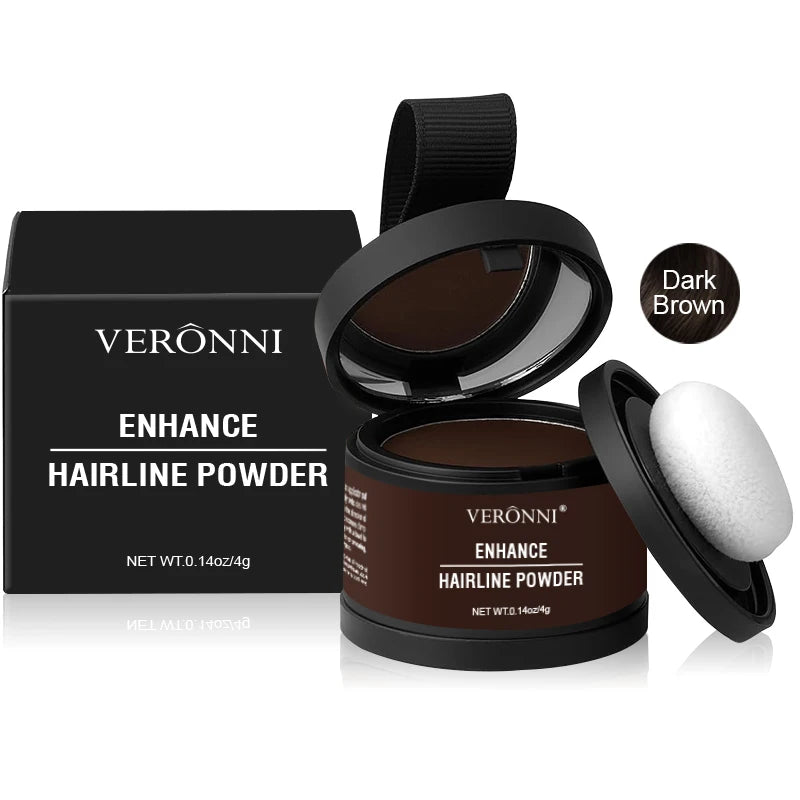 14 Color Hair Line Powder - Natural Instant Root Cover-Up, Waterproof Hairline Shadow Concealer for Hair Repair