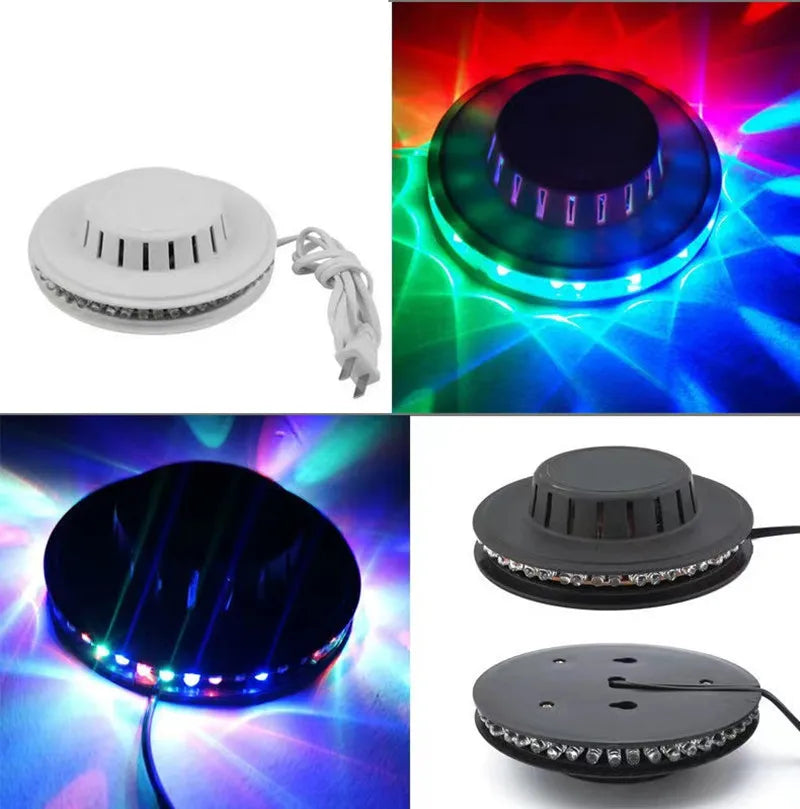 Colorful Disco Lights - 48 LED Rotating Wall Lights for Flash Bar, KTV, Shop, Net Red Background, Stage Decorative Lighting