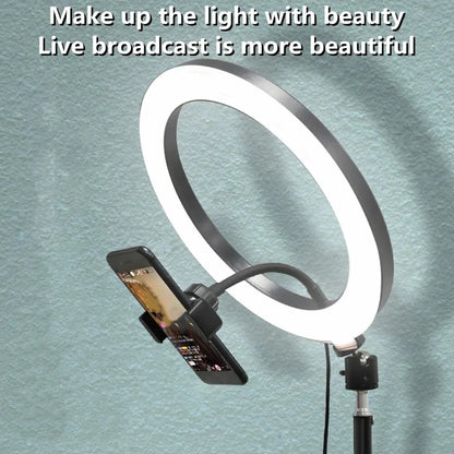 10-inch Selfie Ring Light: LED Ring Lamp for Photography, Video Recording, Live Broadcast - Fill Light for Selfies and Videos