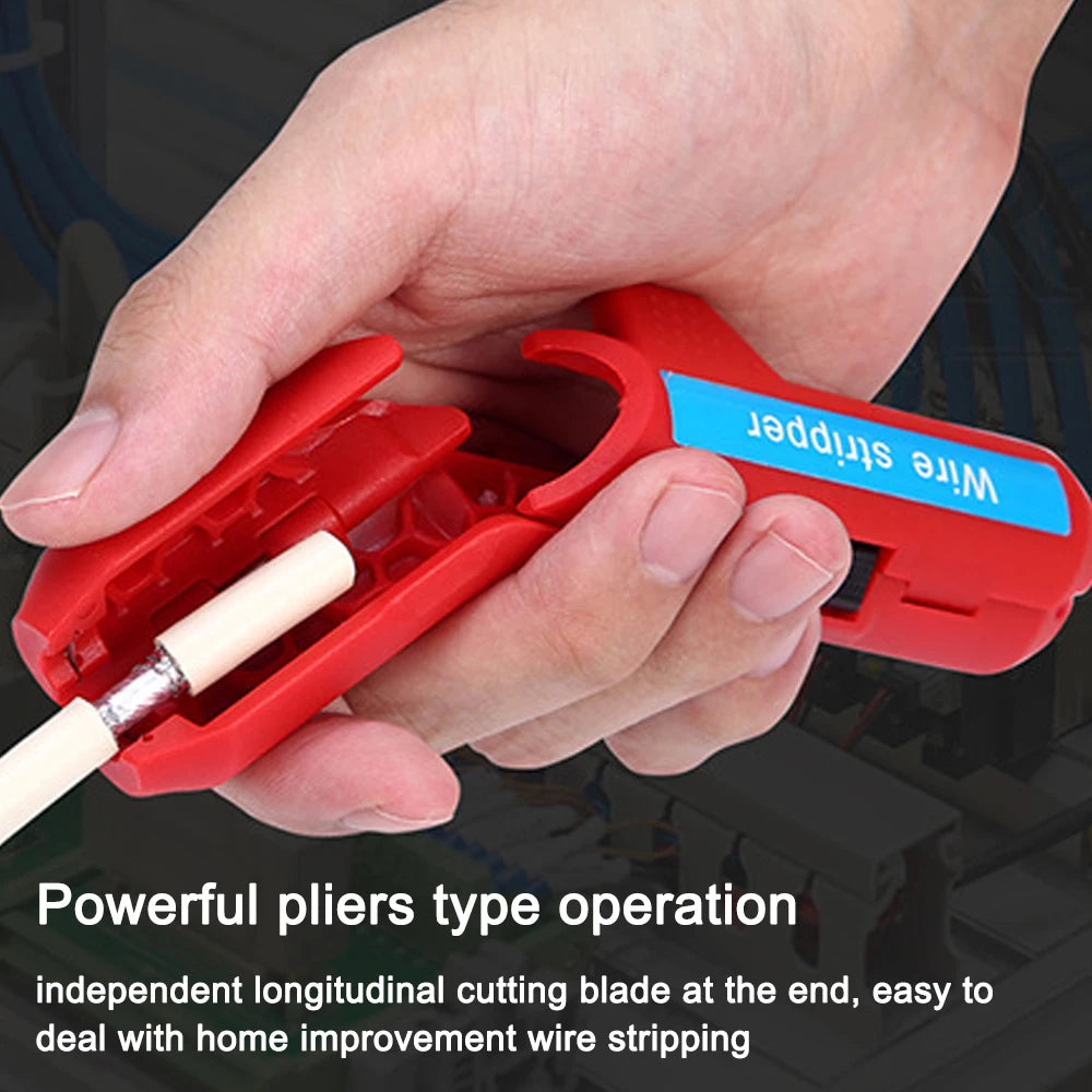 Multi-Functional Wire Stripper Cable Crimper Pliers - Crimping, Stripping, and Cutting Tool - Handy Multi-Tool