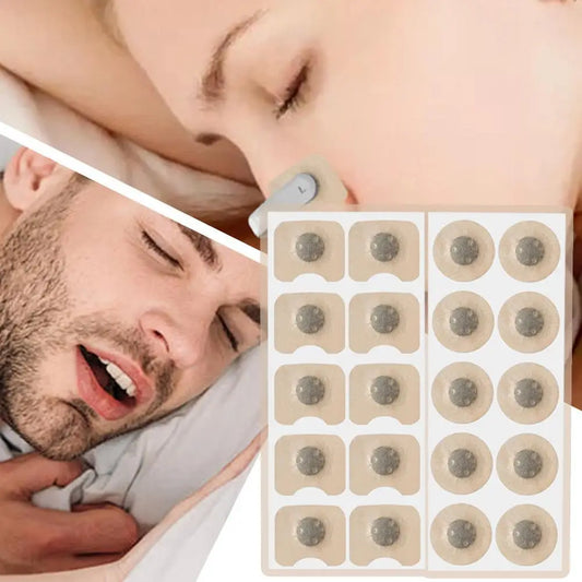 10/100pcs Anti-Snoring Magnetic Nose Strips - Breathing Nasal Strips for Improved Airflow and Comfort