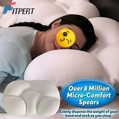 All-Round Sleep Pillow - Egg Sleeper Memory Foam Orthopedic Neck Pillow for Pain Relief - 3D Micro Airball Deep Sleep Support