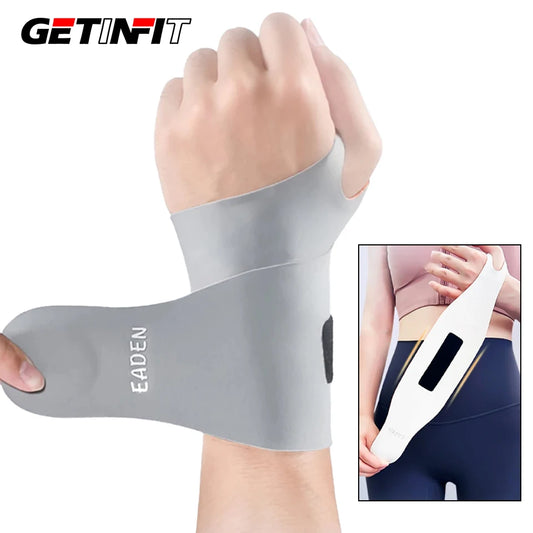 Adjustable Thin Compression Wrist Guard - Sprain Wrist Brace for Exercise Safety Support - Tendon Sheath Pain Relief for Men & Women