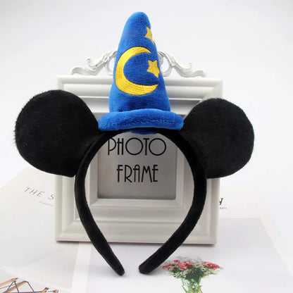 Mickey Mouse Plush Magic House Headwear: Disney Cosplay Decoration for Christmas Party - Cloth Hair Band for Adults and Children