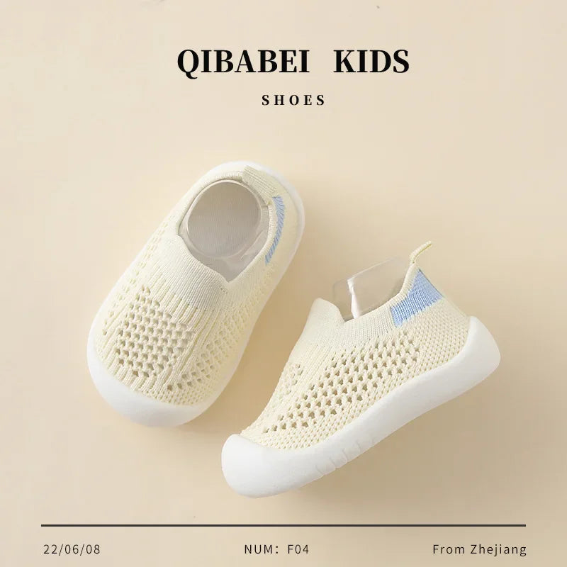 2024 Summer Baby Shoes – Soft Sole Non-Slip Mesh, Breathable and Comfortable for Boys and Girls, All-Match Toddler Footwear