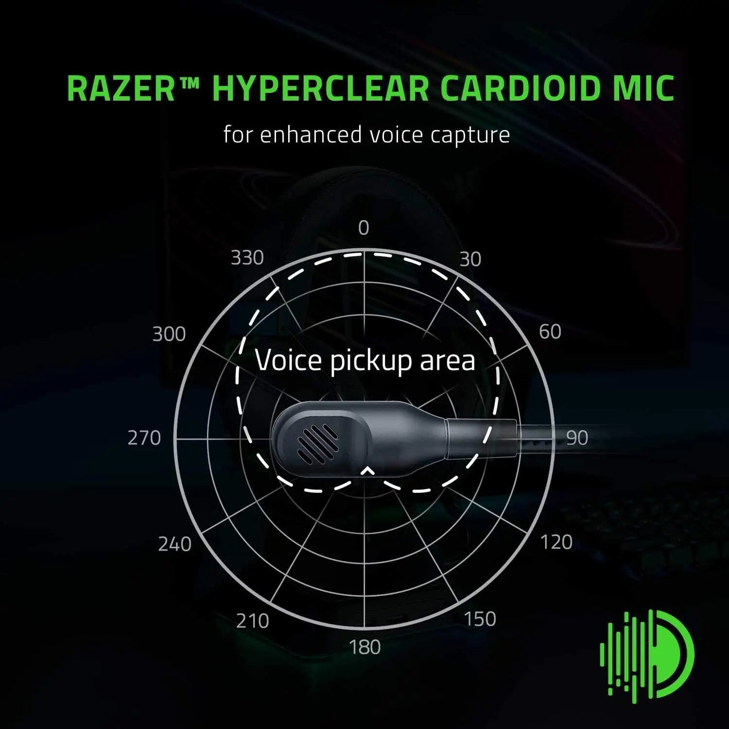 Razer BlackShark V2 X Wired Esports Headset: 7.1 Surround Sound, Advanced Noise Cancellation and Hyperclear Cardioid Mic