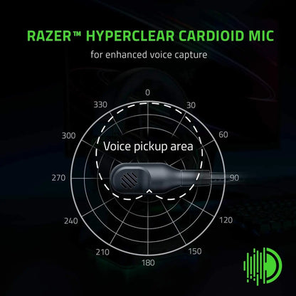 Razer BlackShark V2 X Wired Esports Headset: 7.1 Surround Sound, Advanced Noise Cancellation and Hyperclear Cardioid Mic