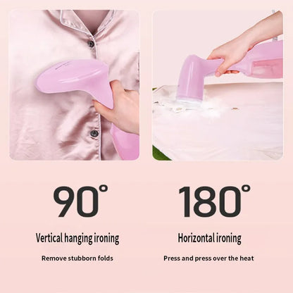 Portable Handheld Fabric Steamer - 280ml, 1500W, Fast-Heat, 7-Hole Design - Ideal for Home & Traveling