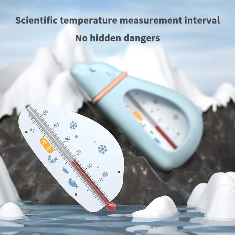 Baby Bath Thermometer - Aircraft Shaped Floating Waterproof Sensor for Safe Water Temperature Monitoring