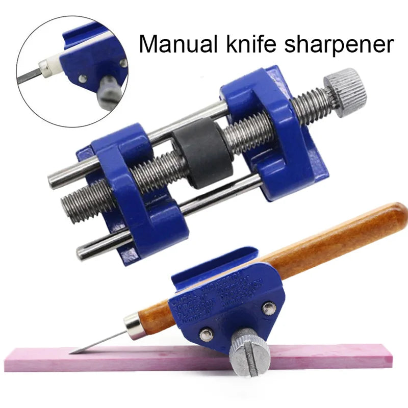 Versatile 94mm Manual Knife Sharpener: Metal and Wood Chisel Abrasive Tools for Sharpening Blades - Ideal Honing Tool for Woodworking and Iron Planers