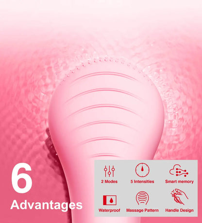 XPREEN Sonic Facial Cleansing Brush - Waterproof Electric Face Cleansing Device for Deep Cleaning