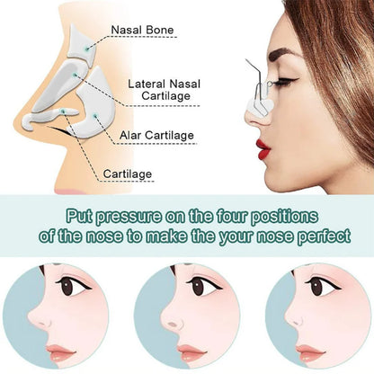 Enhance Your Nose's Beauty with Nose Up Lifting Shaper Orthotics Clip - Slimming Massager and Straightening Tool for a Perfect Nose Shape