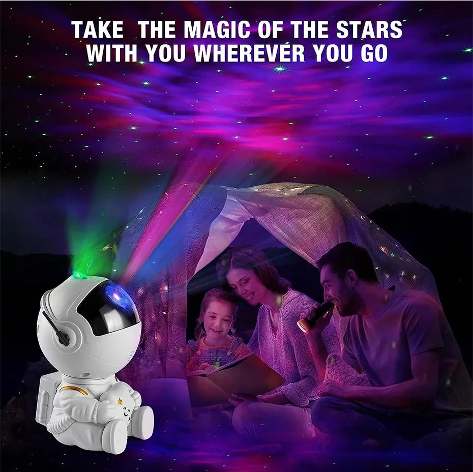 Galaxy Star Astronaut LED Night Light Projector | Starry Sky Lamp for Bedroom Decoration - Perfect Children's Gift