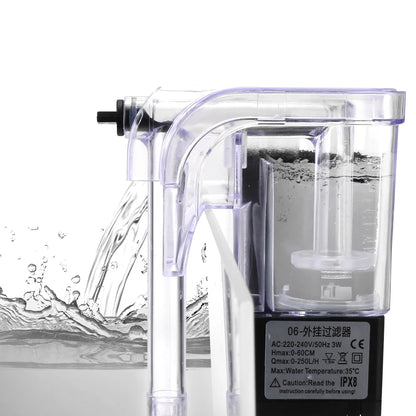 Mini Oxygen Submersible Water Purifier: Fish Tank Filter & Water Pump - 110V US Plug - Aquarium Accessories