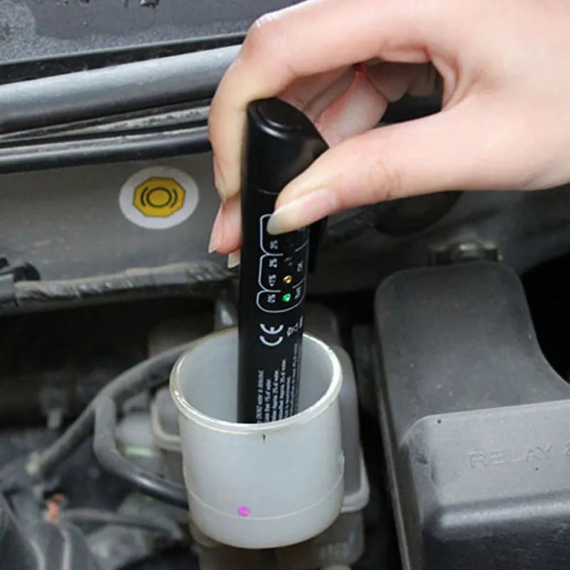 Universal Brake Fluid Tester - Accurate Oil Quality Check Pen for Car Brake Liquid - Digital Automotive Testing Tool for Vehicle Auto