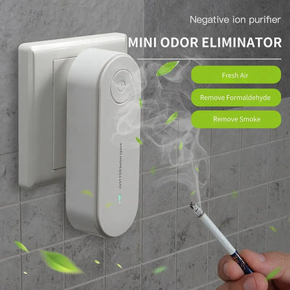 New Mini Air Purifier - Negative Ion Pet Deodorizer for Formaldehyde and Smoke Removal