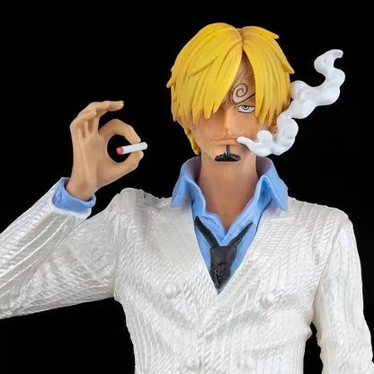 Dreamy Black Foot Mountain: One Piece Handheld White Suit Model Ornament – Exquisite Collectible