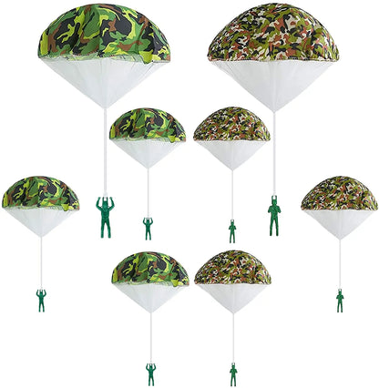 Mini Soldier Camouflage Parachute: Hand Throwing Outdoor Toy for Kids - Educational Flying Sport Game