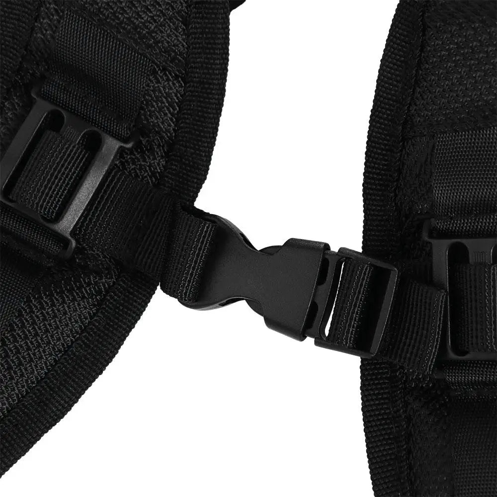 Black Adjustable Double Camera Strap: DSLR Strap for 2 Cameras - Photographic Equipment Accessory