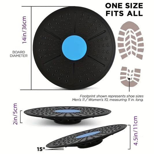 Yoga Balance Board - Fitness Training Pedal for Sensory Rehabilitation, Ideal for Fitness and Sensory Training Equipment