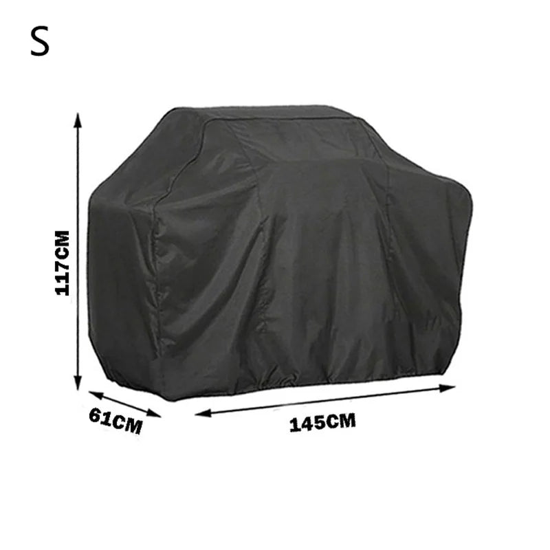 Heavy Duty BBQ Grill Cover - Waterproof and Dustproof Barbecue Stove Protector, Ideal for Weber and Outdoor Braziers, Rain Protective