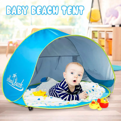 Baby Beach Tent with UV Protection - Sun Shelter & Shade Pool for Infant Outdoor Play, Swimming Pool House Toy for Kids