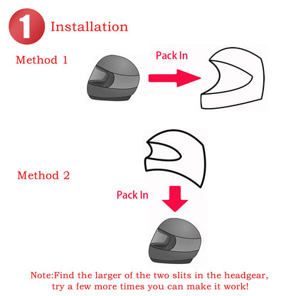 Uchoose Motorcycle Helmet Cover: Motorbike Accessories for Full-face and Cross-section Helmets