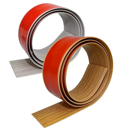 Wood Floor Transition Strip - PVC Wear-Resistant Soft Plastic Edge Closing Seam Buckle for Pressing Threshold