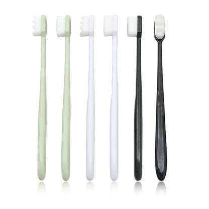 Environmentally Friendly Ultra-fine Soft Toothbrush: Deep Cleaning Brush for Adults & Kids - Manual Oral Care Toothbrush