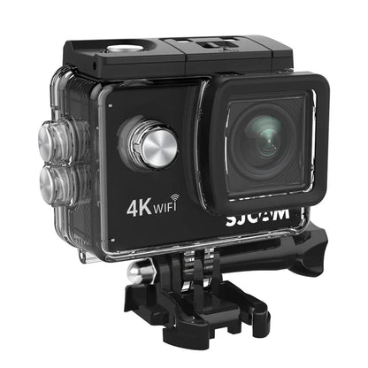 SJCAM SJ4000 AIR Action Camera – 4K 30fps, 1080P, 4x Zoom, WiFi, Waterproof Sports Cam for Motorcycle, Bicycle, Helmet