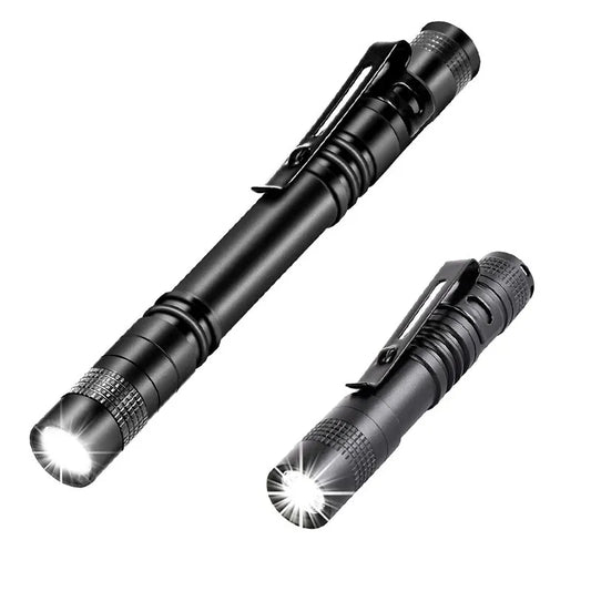 Mini Portable LED Pen Light - Ultra Bright Handheld Flashlight for Camping, Outdoor Emergency - High Lumens Linterna Torch