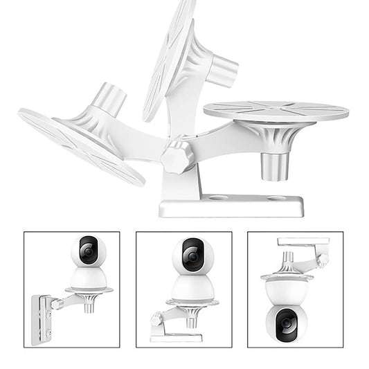 Camera Support Wall Bracket for PZT Indoor Security Cameras - Surveillance Accessories with Support and Base