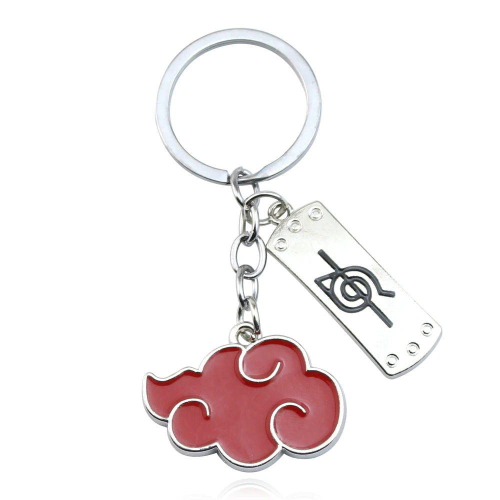 Anime Uchiha Itachi Sharingan Metal Keychain - Cartoon Key Ring Holder and Toy for Children, Ideal Gift