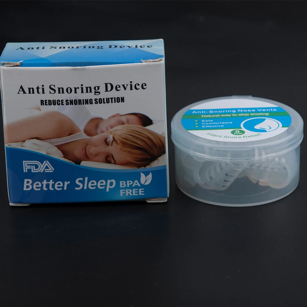 Snore Relief Solution: 1/4/8PCS Nasal Dilators - Anti-Snoring Devices for Better Sleep, Nasal Vents, Aid to Reduce Ronquidos