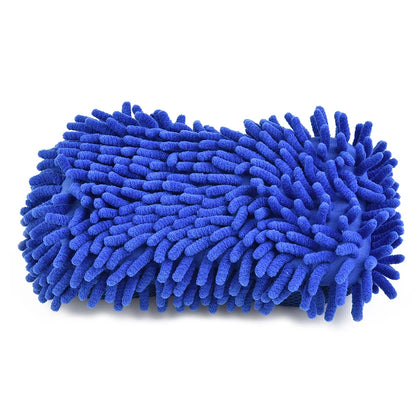 Car Wash Glove - Microfiber Chenille Sponge for Care Washing, Detailing Brush Pad, Multifunction Cleaning Tool, 1 Piece