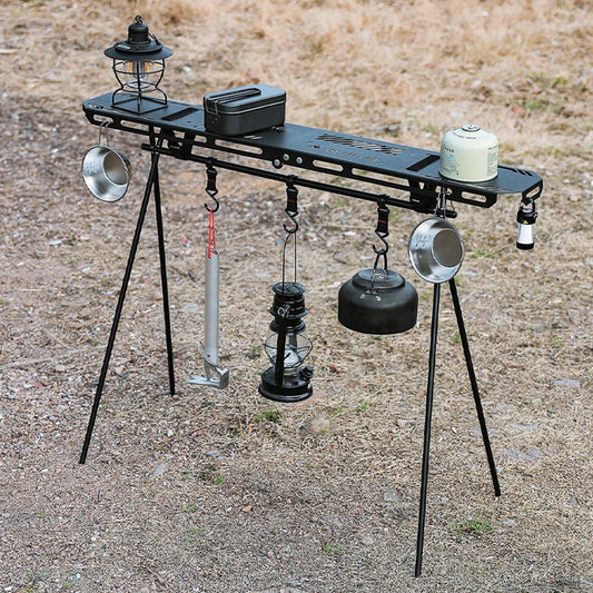 Foldable Camping Tripod Top Plate - High Strength, Bending Resistant with Hanging Hole for BBQ, Picnic, Hiking