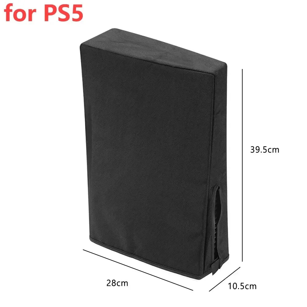 PS5 Dust Cover Protective Case for Sony Console - Compatible with Horizontal and Vertical Models