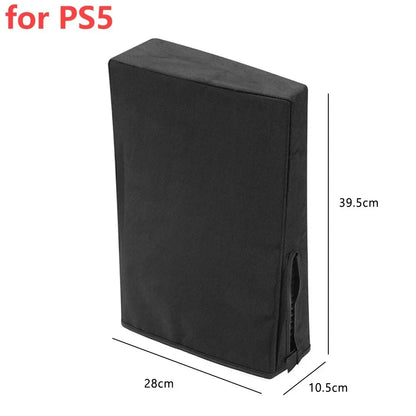 PS5 Dust Cover Protective Case for Sony Console - Compatible with Horizontal and Vertical Models