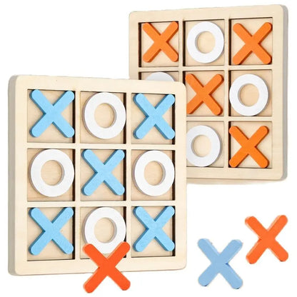 Montessori Mini Chess Wooden Toy: Interactive Puzzle Game for Early Educational Brain Training - Perfect for Children's Learning and Development