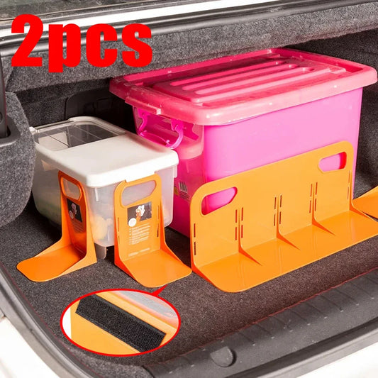 Multifunctional Car Back Trunk Rack Holder: Shake-Proof Organizer for Luggage Box and Tools - Auto Storage Solution