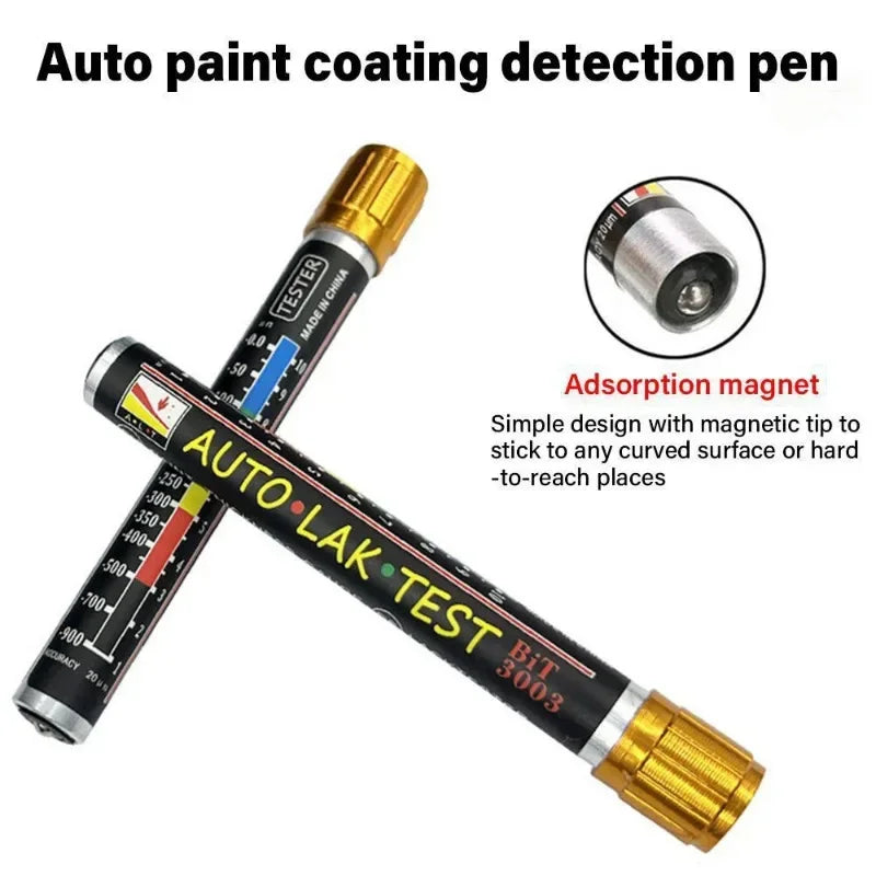 Car Paint Thickness Tester Meter - Auto Paint Gauge with Magnetic Tip, Crash Check Test for Cars