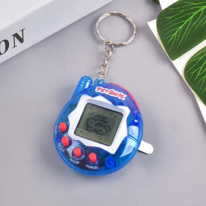 Transparent Electronic Tamagotchi Pet - 168 Pets in One, Virtual Cyber Digital Toy, Nostalgic Pixel Fun Play