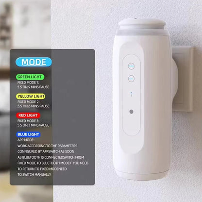 Smart Fragrance Diffuser – Automatic Spray Air Freshener for Toilet – 300m³ Wall Plug Aroma Diffuser