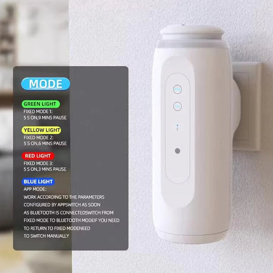 Smart Fragrance Diffuser – Automatic Spray Air Freshener for Toilet – 300m³ Wall Plug Aroma Diffuser