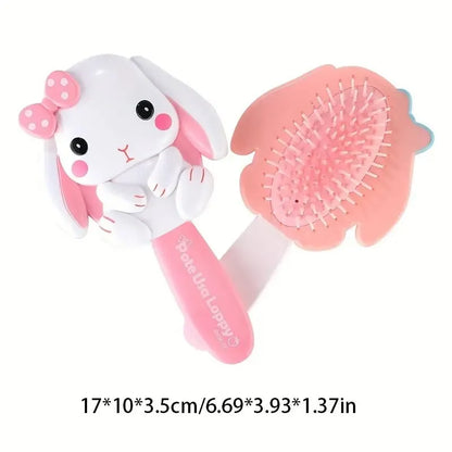 Cute Air Cushion Comb for Girls: Princess Baby Massage Electrostatic Cartoon Hair Comb - Ideal for Children's Haircare